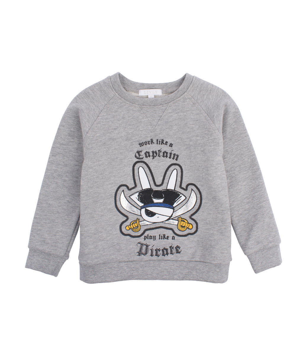 Livly Sweatshirt Work Like A Captain