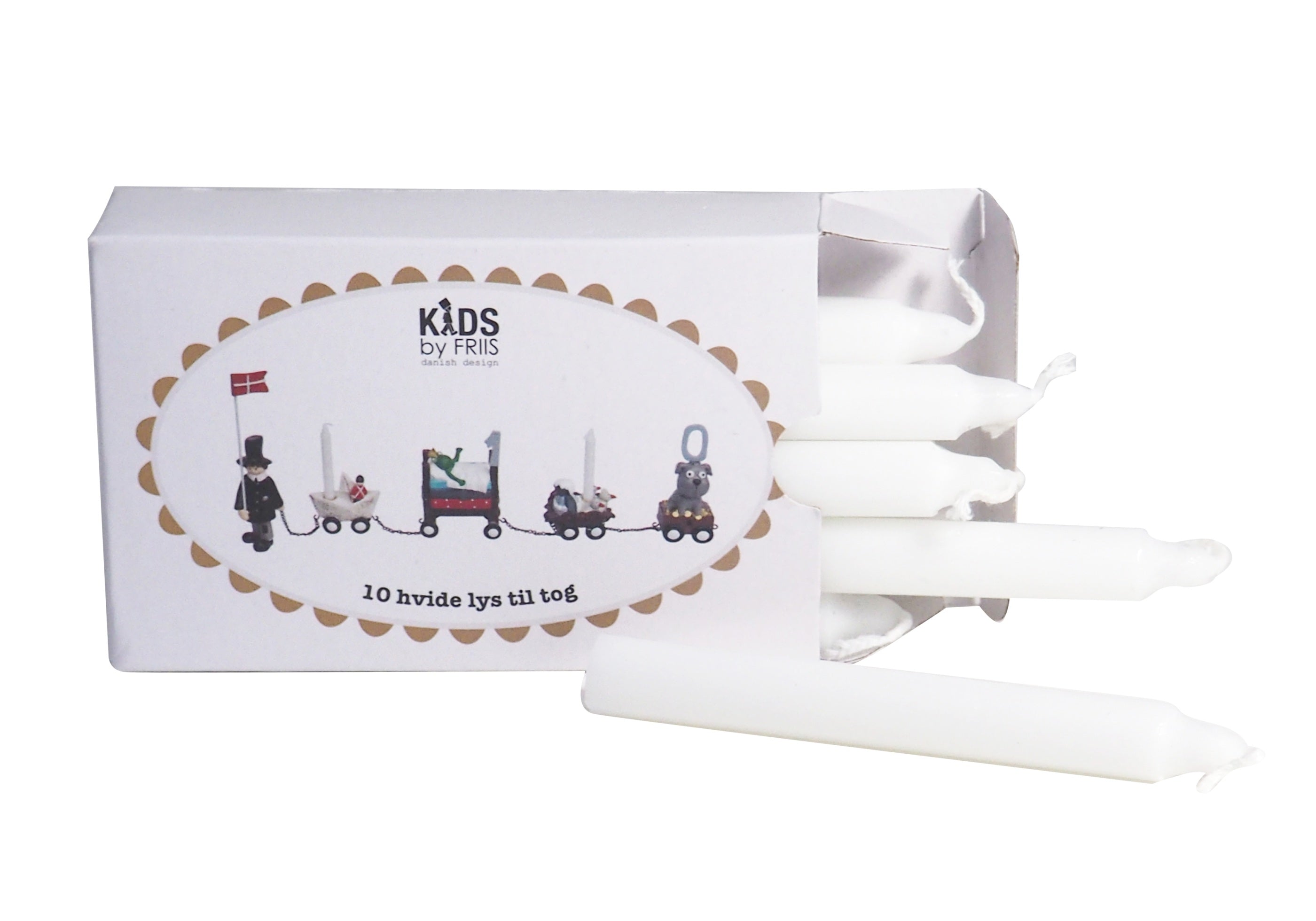 Kidds By Friis Ljus Till Födelsedagståg Vit