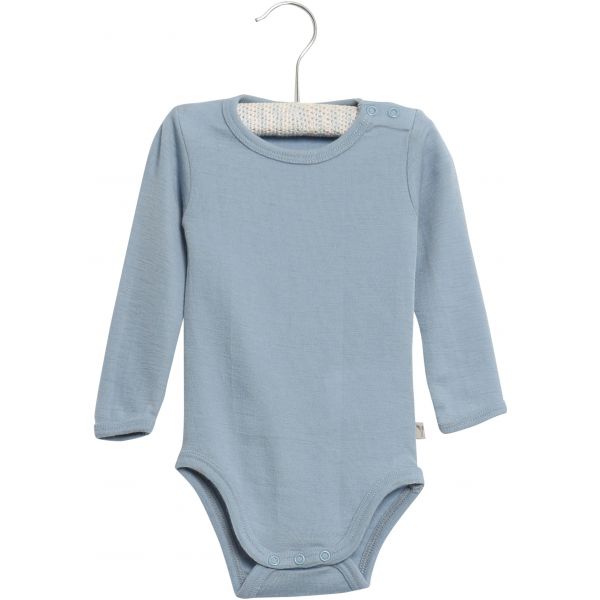 Wheat Body Plain Wool Ls Blue