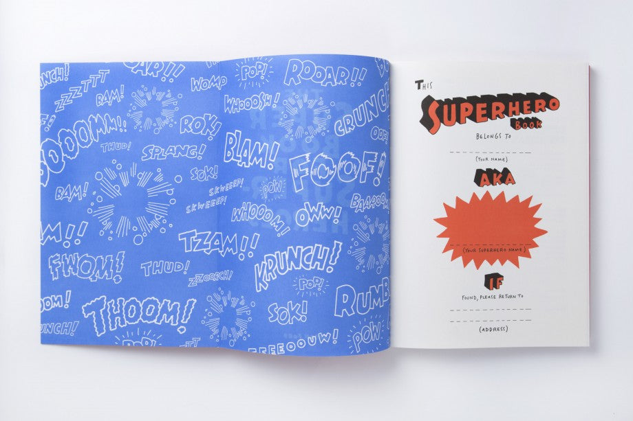 The Super Book for Superheroes (Målarbok)