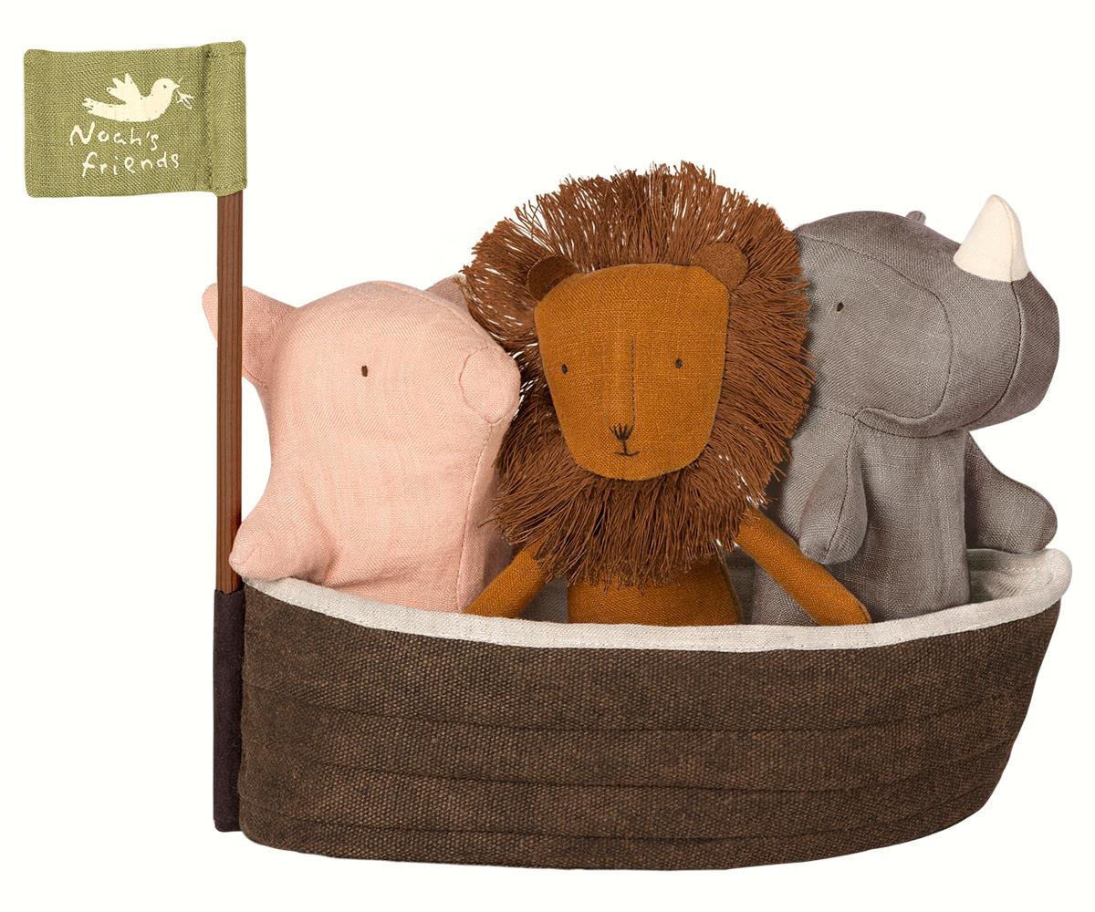 Maileg Noahs Ark With 3 Mini Animals
