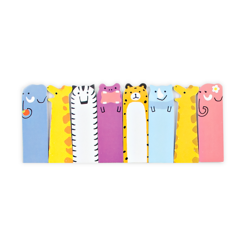 Ooly Note Pals Sticky Tabs Safari Animals
