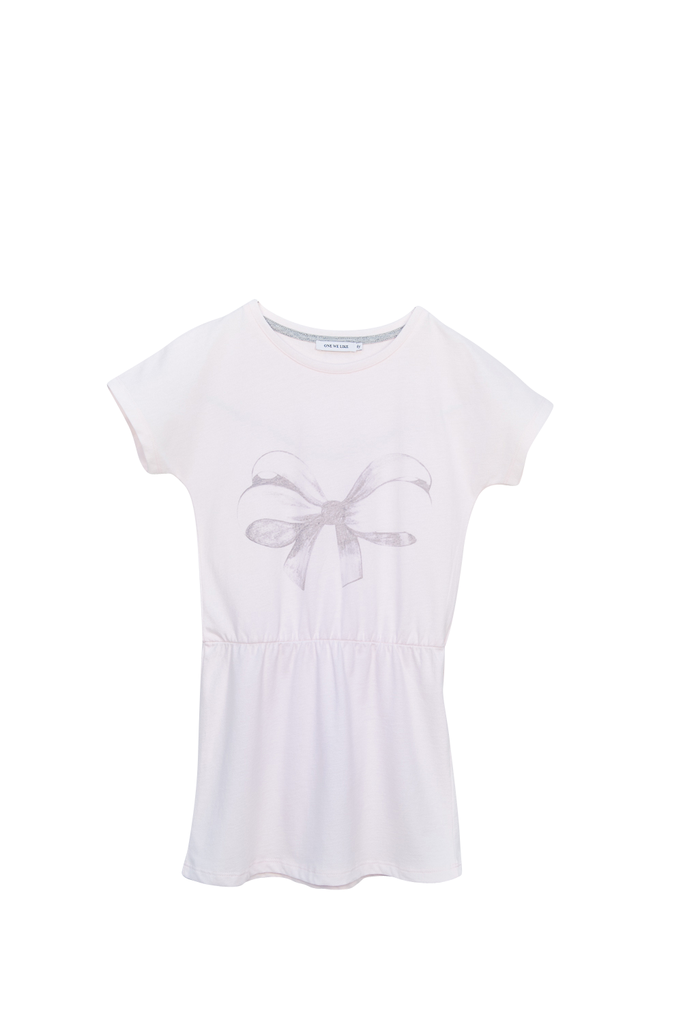 ONE WE LIKE Flash Bow Dress Pink