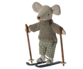 Maileg Winter Mouse With Ski Set Big Brother