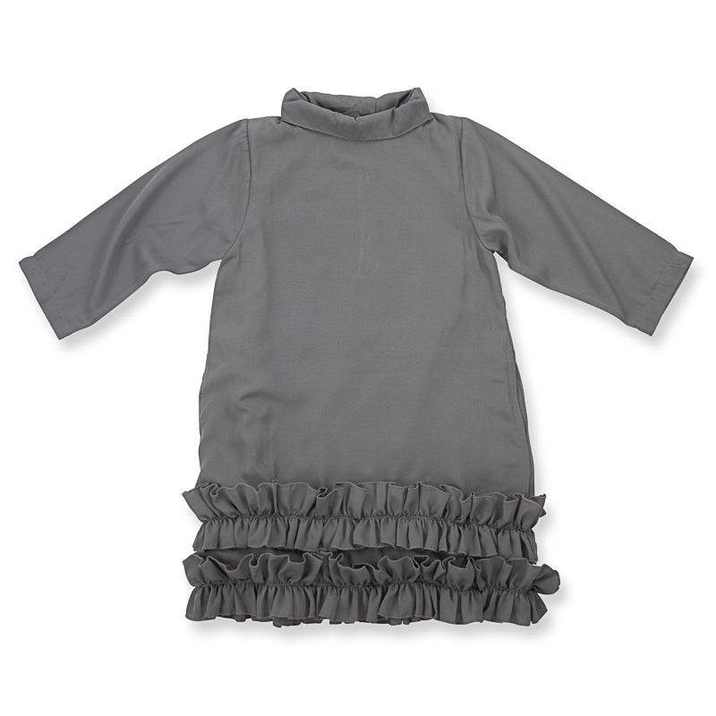 How to Kiss a Frog Doppi Dress Dark Grey