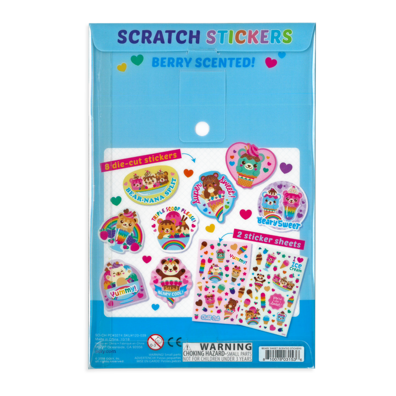 Ooly Beary Sweet Scented Stickers