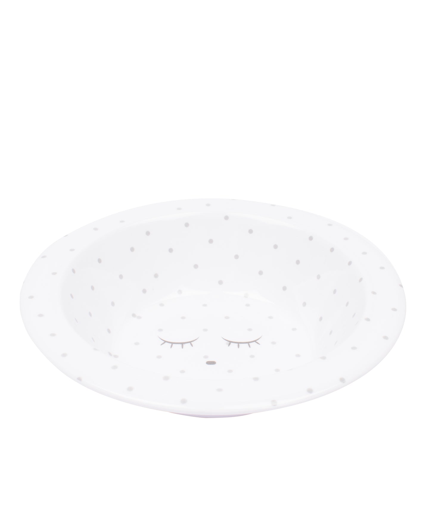 Livly Bowl White / Silver Dots