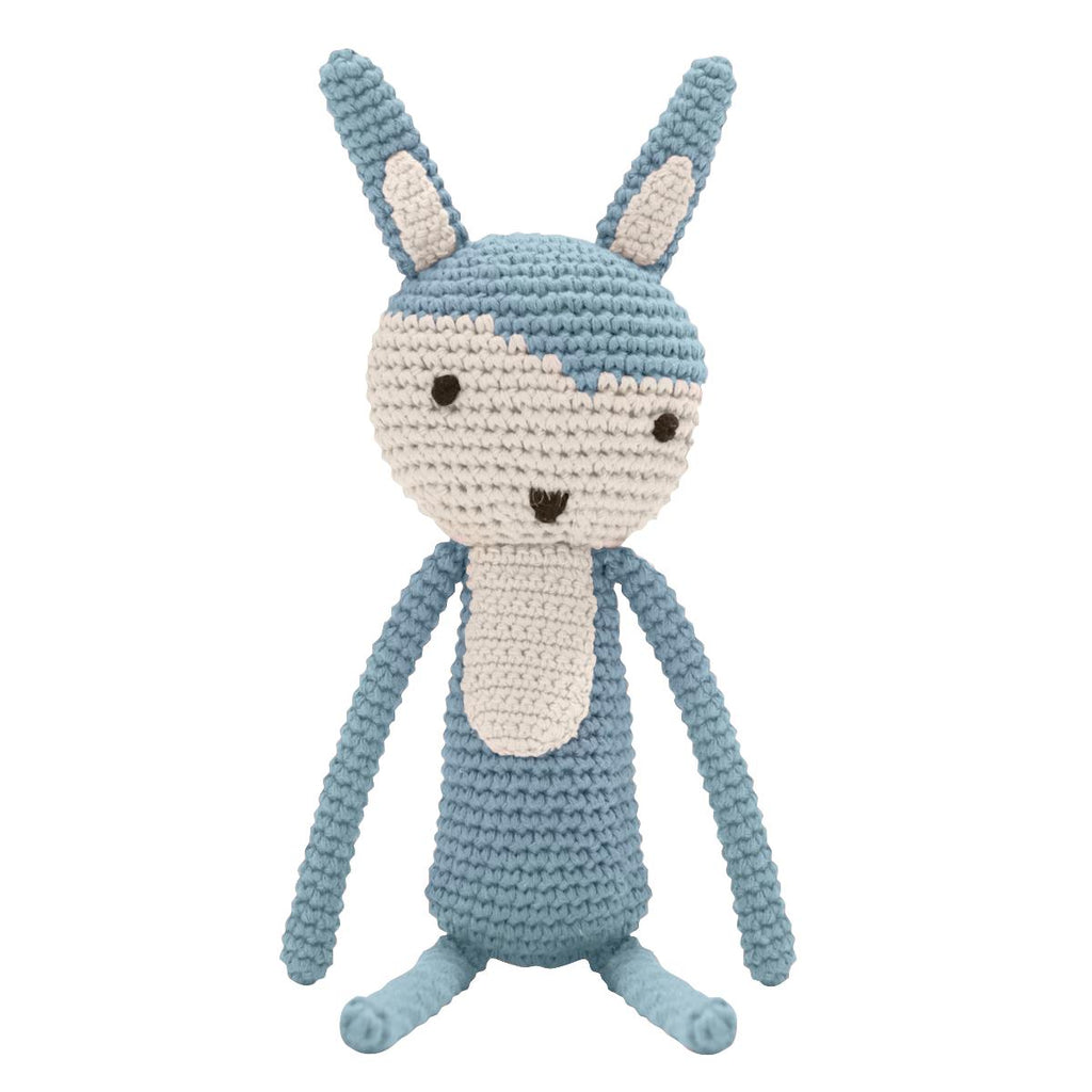 Sebra Virkad Kanin Cloud Blue