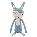 Sebra Virkad Kanin Cloud Blue
