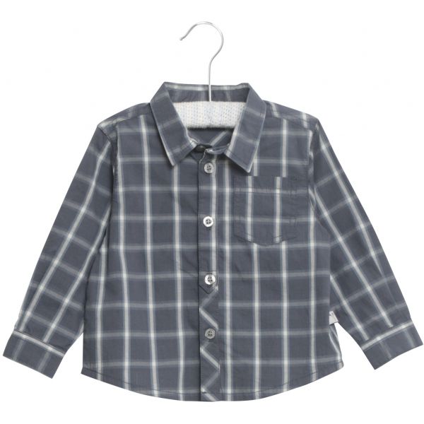 Wheat Shirt Olof Greyblue