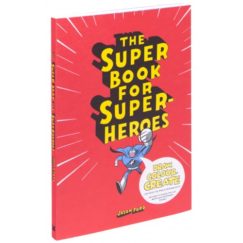 The Super Book for Superheroes (Målarbok)