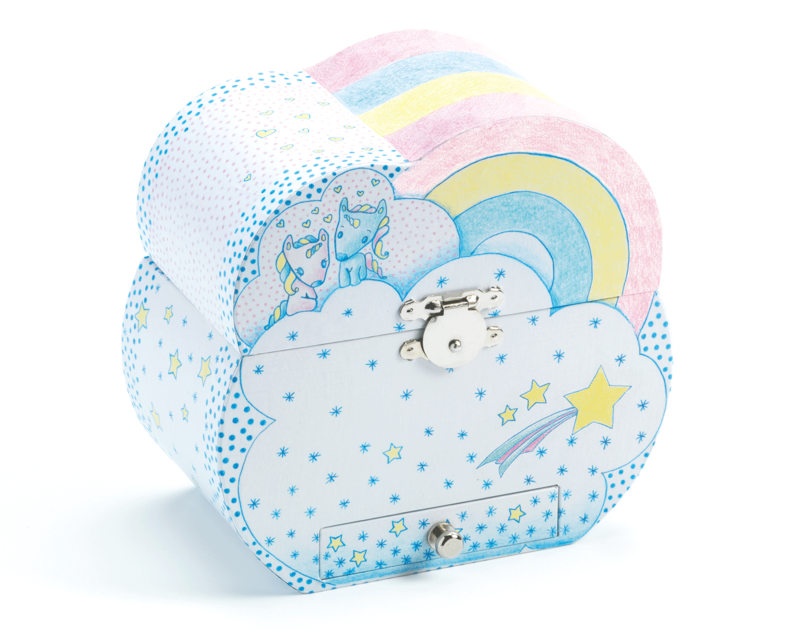 Djeco Music Box Unicorns dream