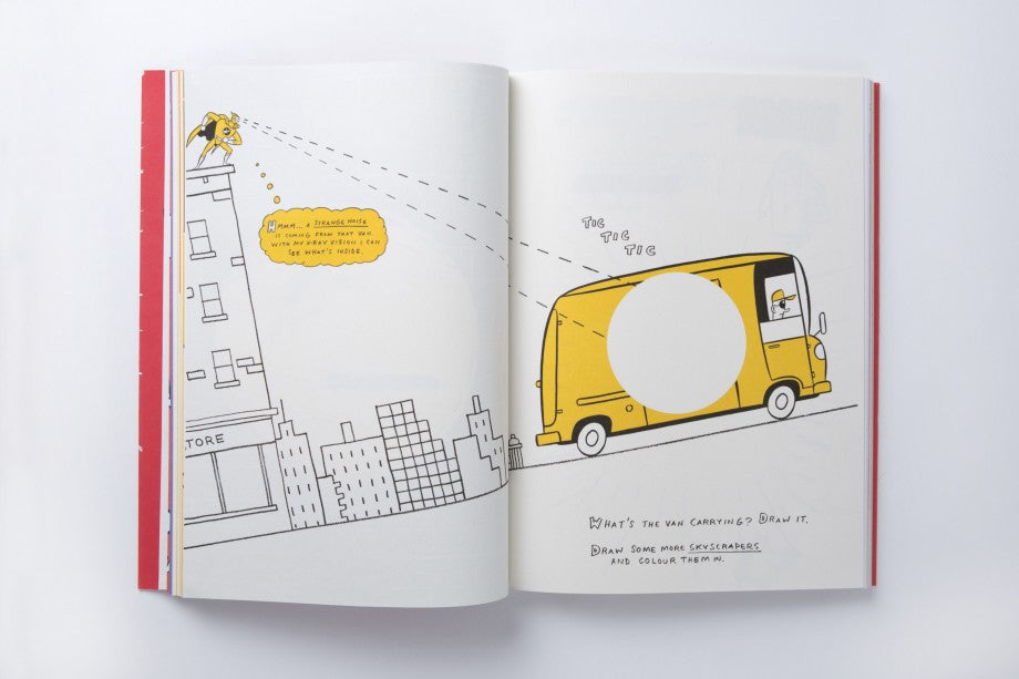 The Super Book for Superheroes (Målarbok)