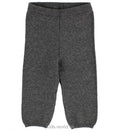 Wheat Knit Trousers Dark Melange Grey