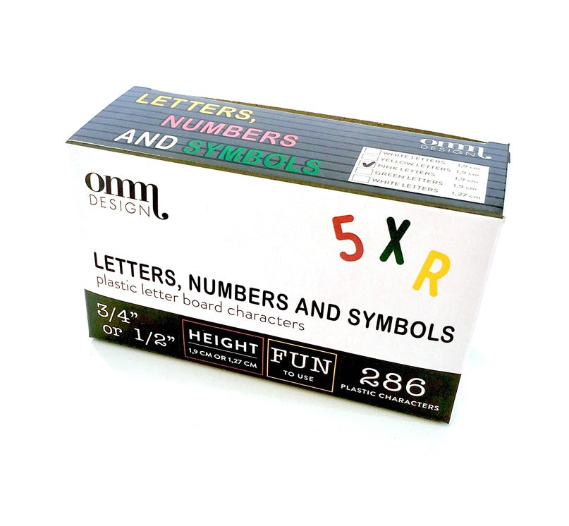 Omm Design Letters Bokstäver