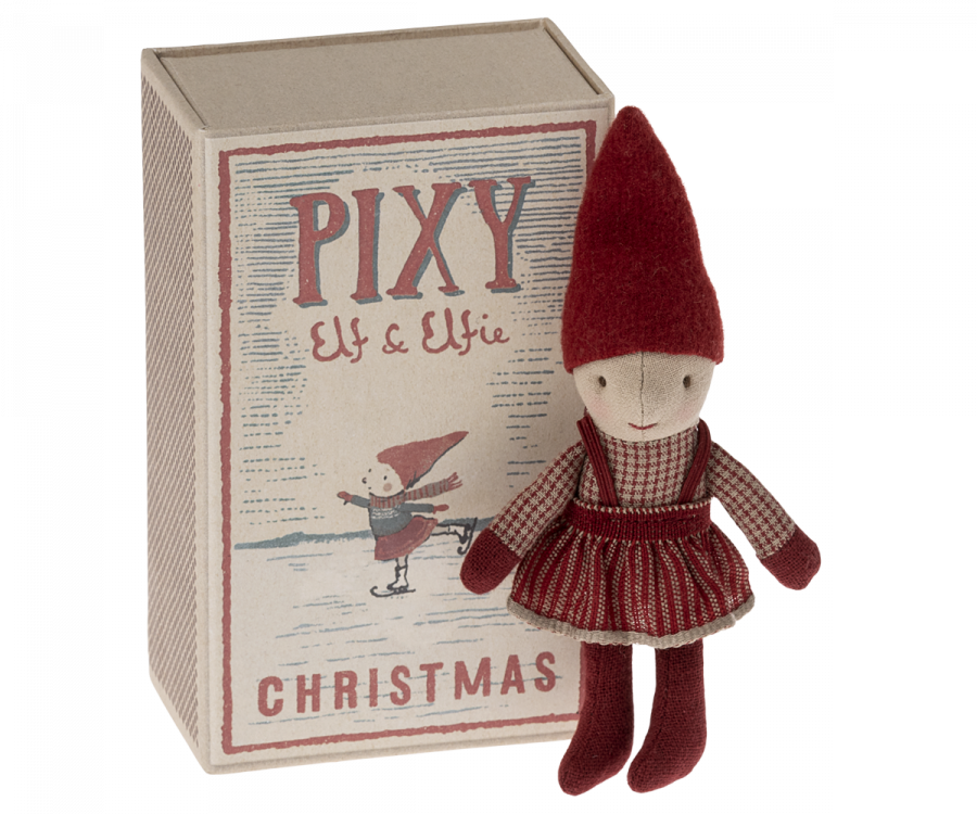 Maileg Pixy Elfie In Matchbox