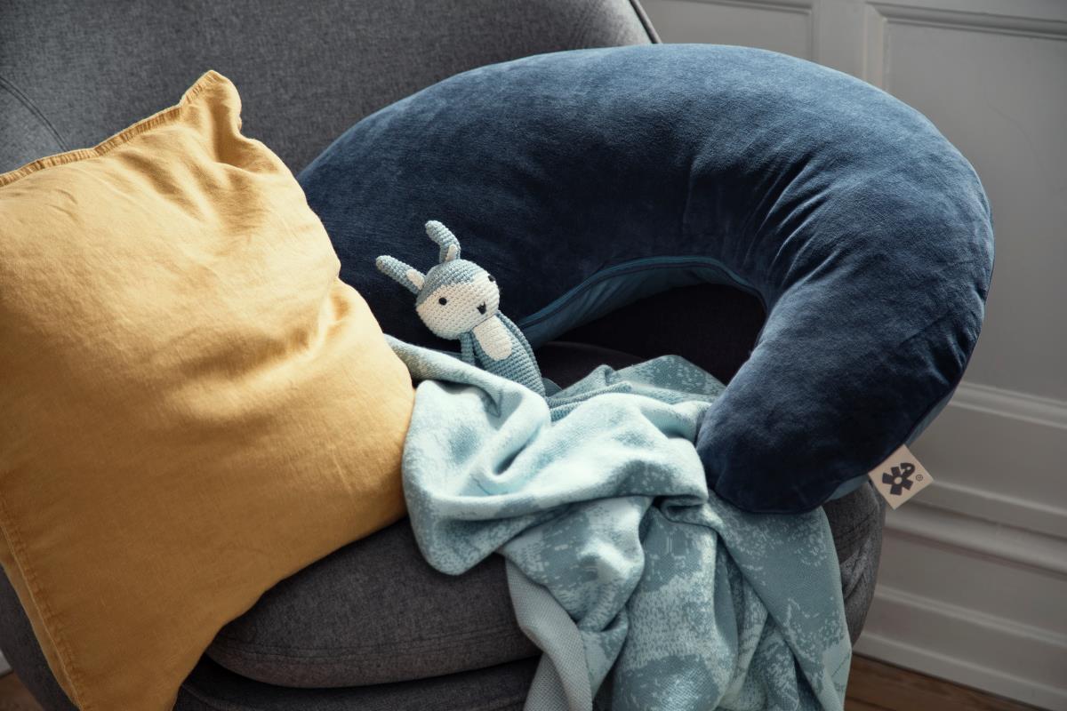 Sebra Virkad Kanin Cloud Blue