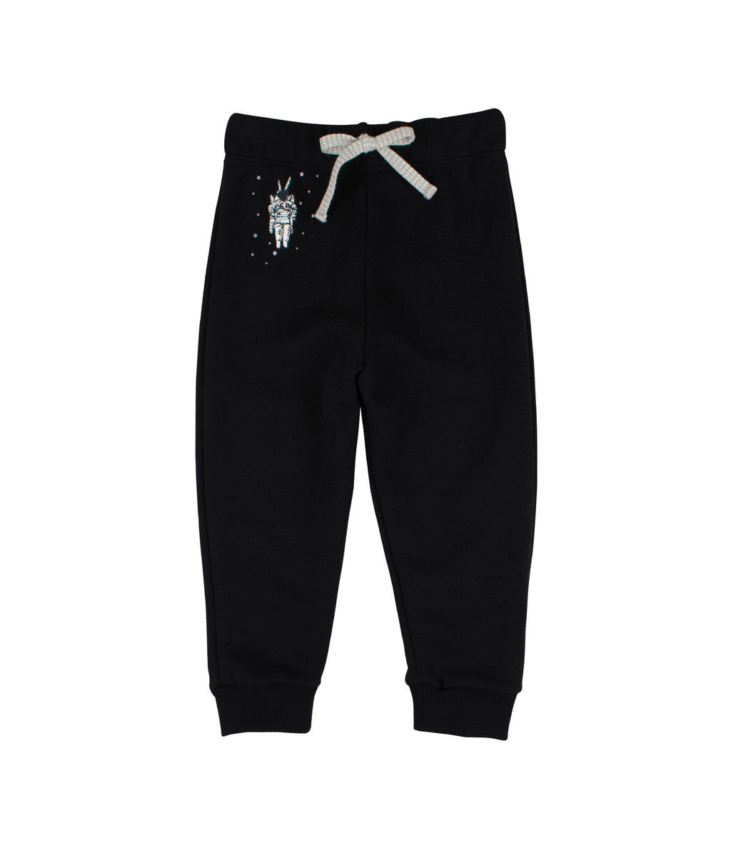 Livly Joggers Black With Astronaut