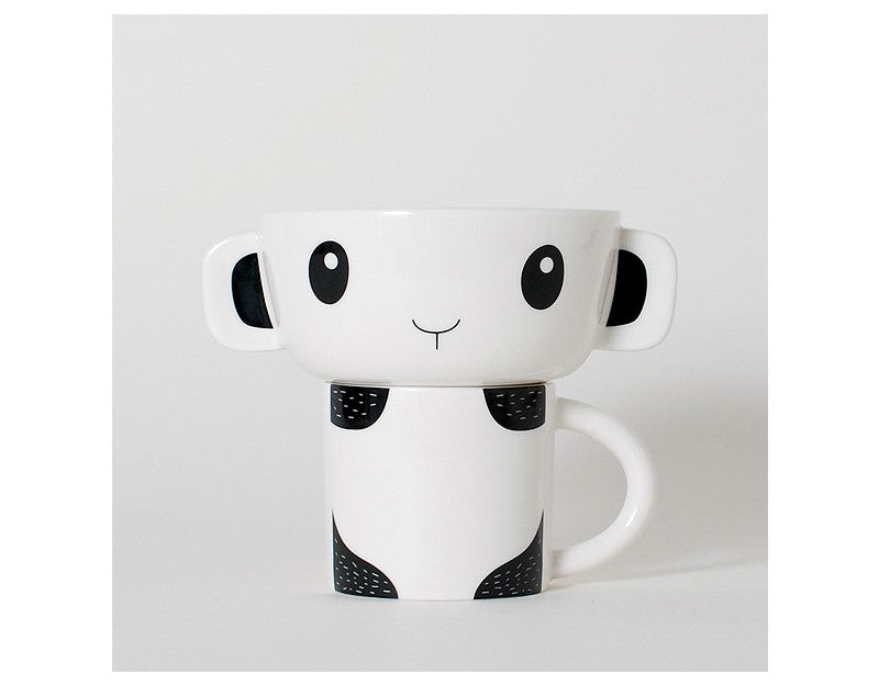 Wee Gallery Mealtime Stacking Set (Panda)