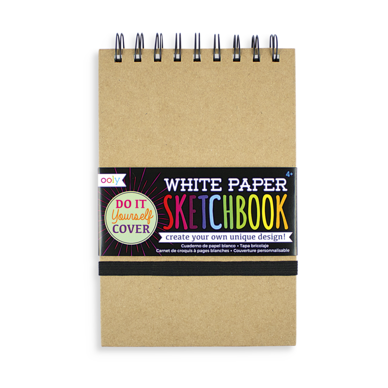 Ooly White Diy Cover Sketchbook
