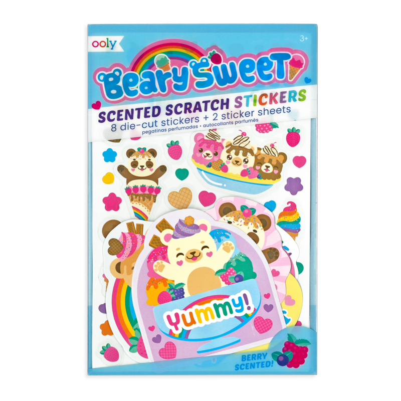 Ooly Beary Sweet Scented Stickers
