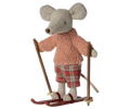 Maileg Winter Mouse With Ski Set Big Sister