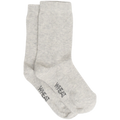 Wheat Socks Plain Melange Grey