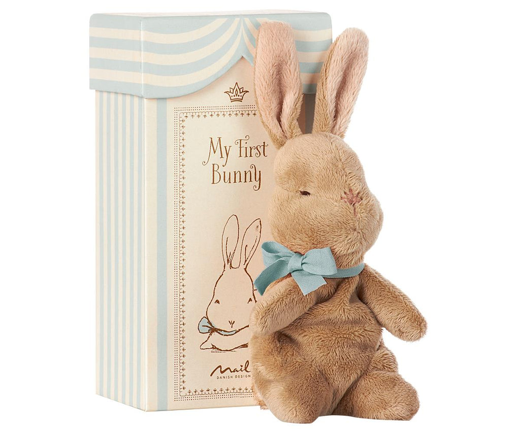 Maileg My First Bunny In Box Blue