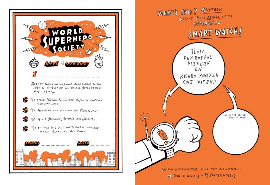 The Super Book for Superheroes (Målarbok)