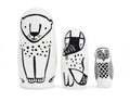 Wee Gallery Set of 3 Nesting Dolls (Forest)