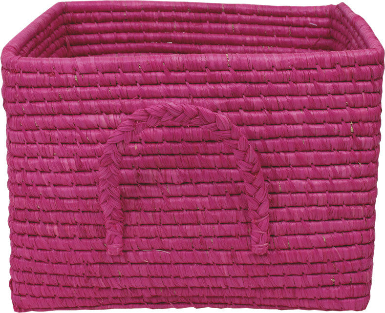 Rice Förvaringskorg (Rosa)