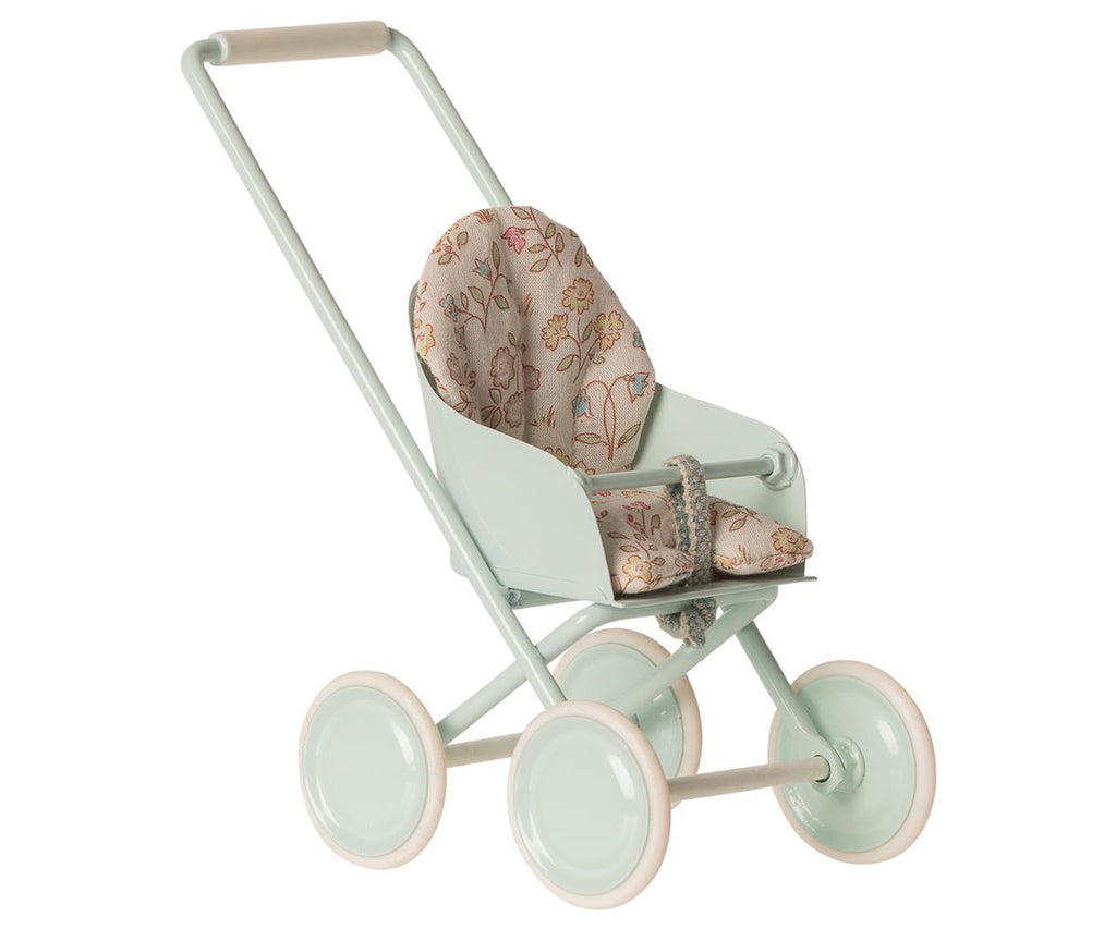 Maileg Stroller Micro Sky Blue