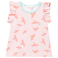 Livly Angel Sleeve Top Pink Luna