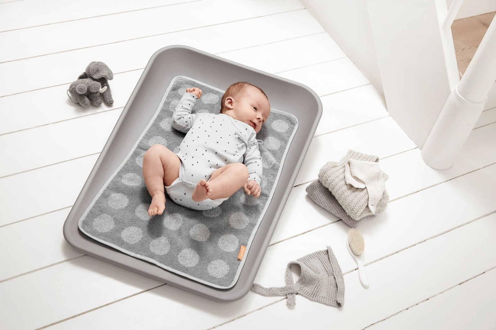 Leander Matty Changing Mat Grå