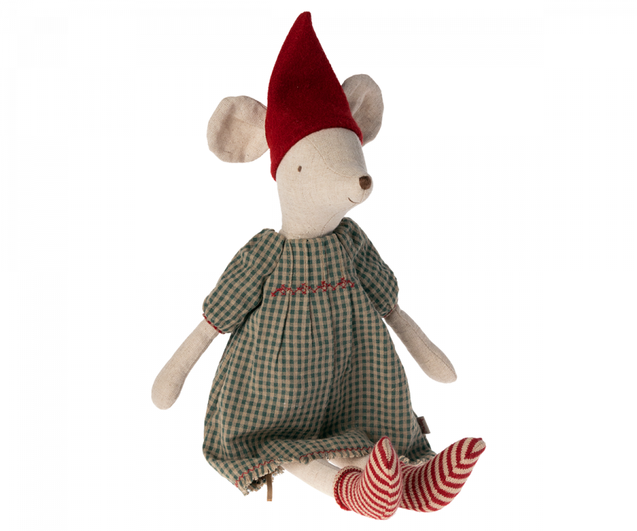 Maileg Christmas Mouse Medium Girl
