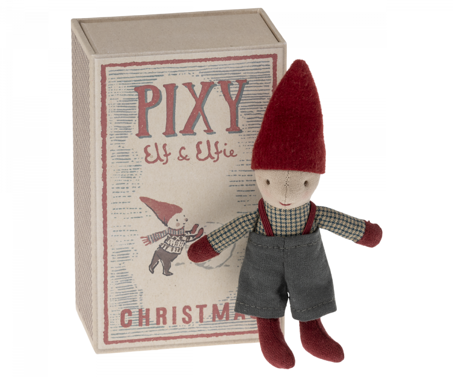 Maileg Pixy Elf In Matchbox