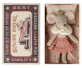 Maileg Princess Mouse Little Sister In Matchbox