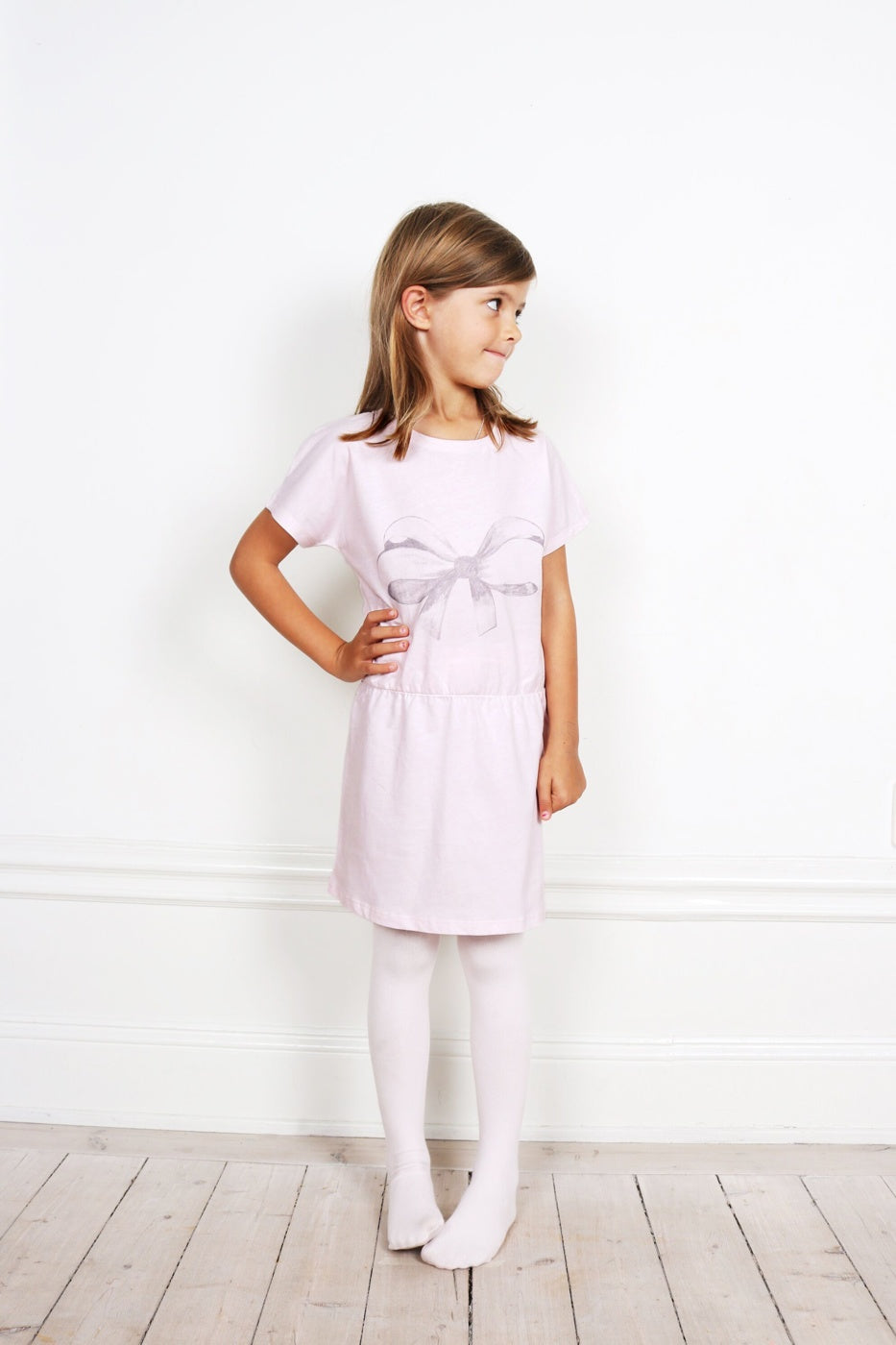 ONE WE LIKE Flash Bow Dress Pink