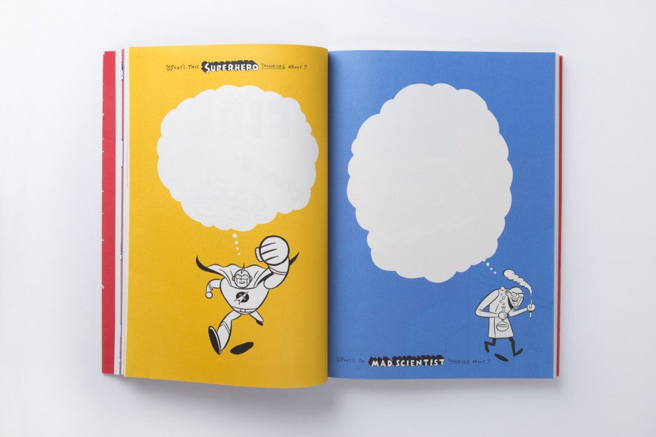 The Super Book for Superheroes (Målarbok)