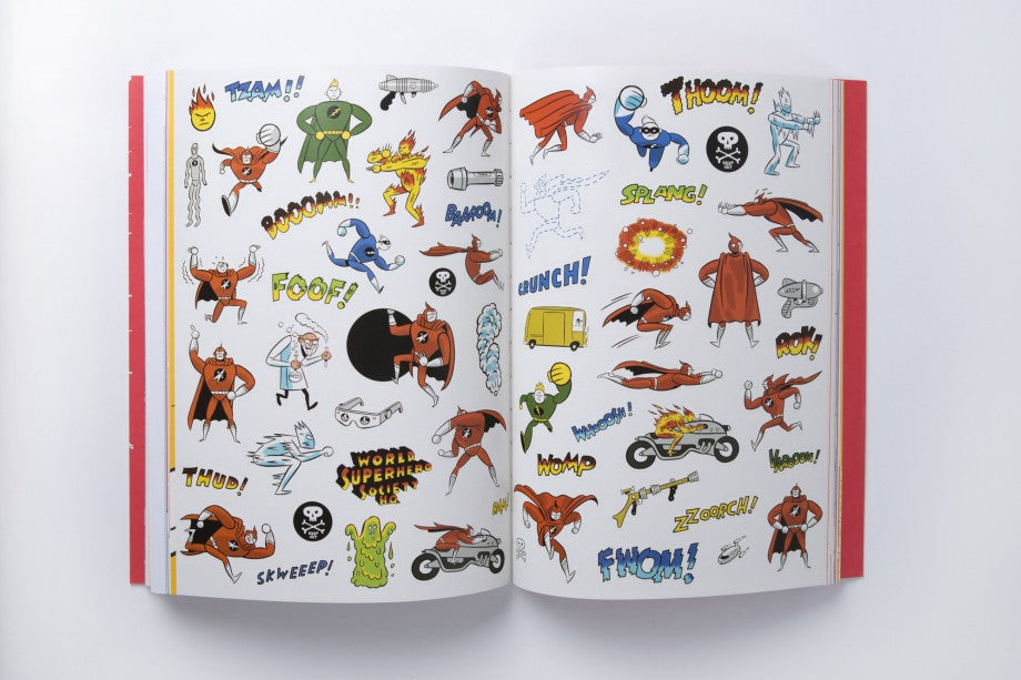 The Super Book for Superheroes (Målarbok)