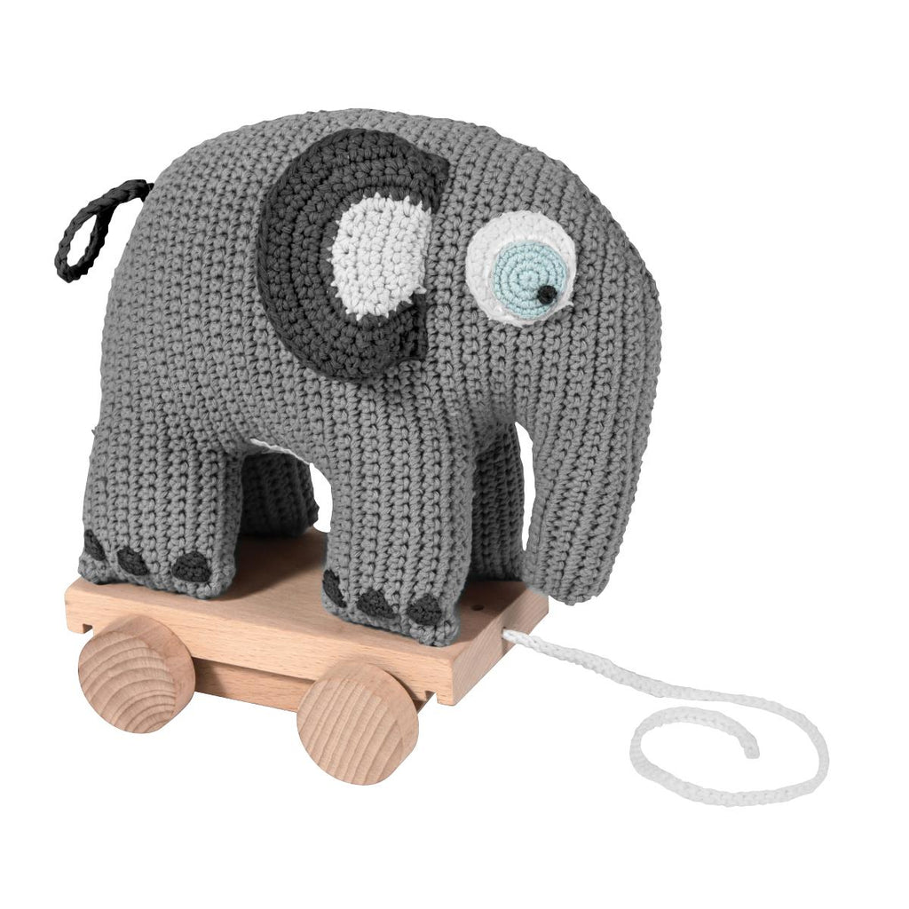 sebra Dragdjur Virkad Elefant ( Grå )