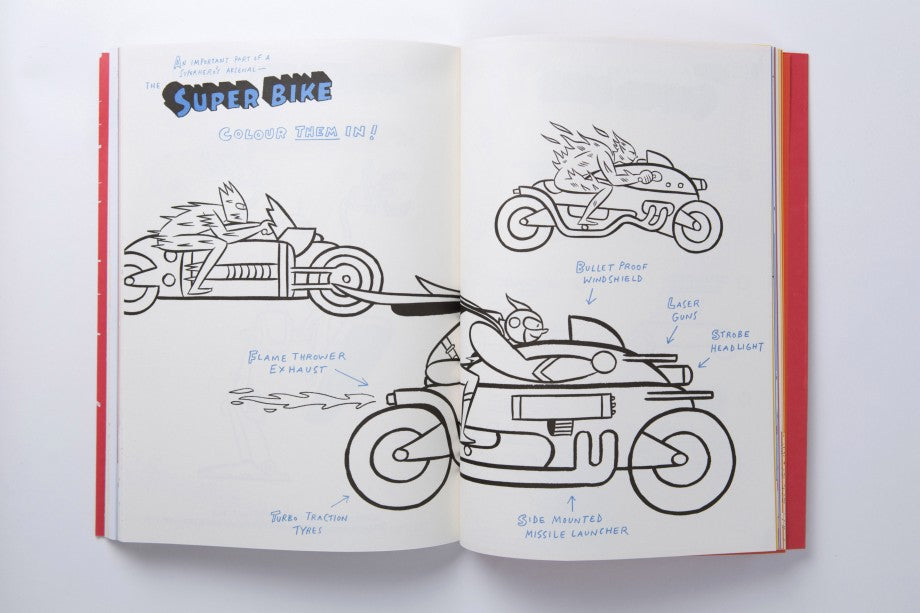 The Super Book for Superheroes (Målarbok)