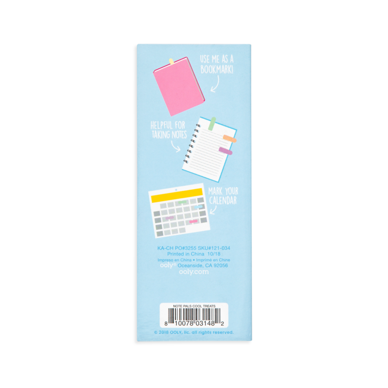 Ooly Note Pals Sticky Tabs Cool Treats