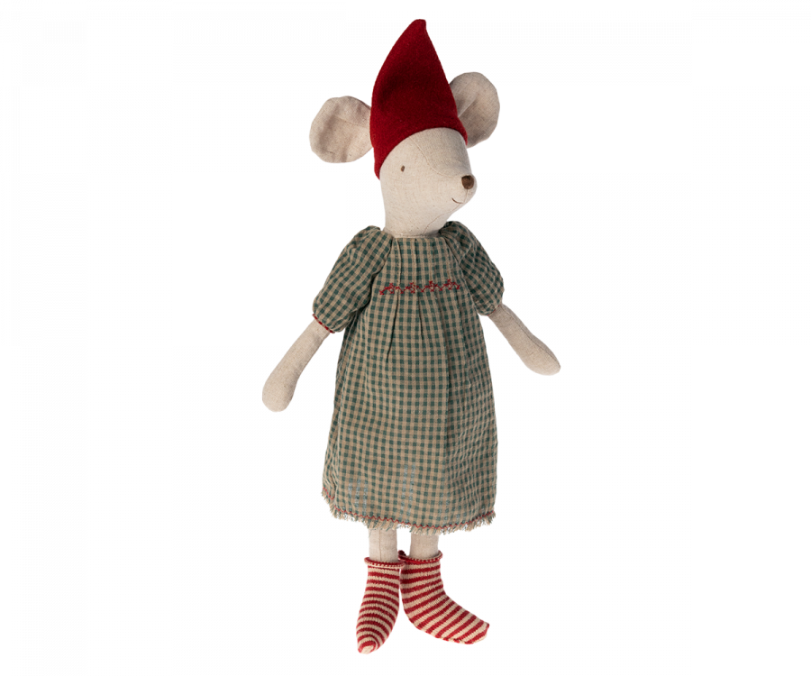 Maileg Christmas Mouse Medium Girl