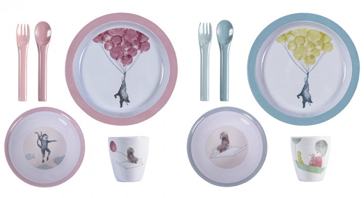 sebra Melamin Set Dinner In The Sky