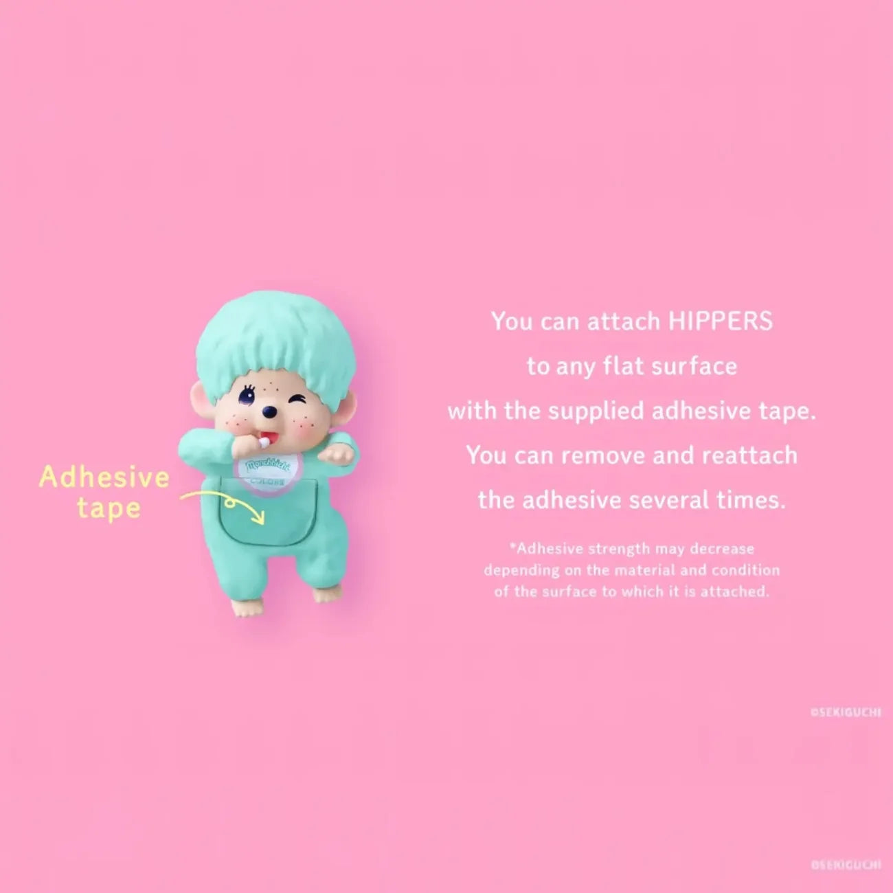 HIPPERS Monchhichi COLORS Wink Series